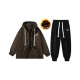 Флисовая подкладка, теплоизоляционный, кофе, набор