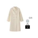 Овсяный Белый Утеплённый, В комплекте с Резинкой для волос + Эксклюзивная Коробка