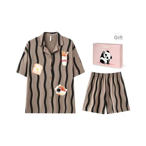 FINEI Pajama Комплект Женский Кофейный