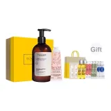 Подарочный набор Thanksgiving - Шампунь для объема с лавандой, 300 мл + Крем для рук с вишневым цветком