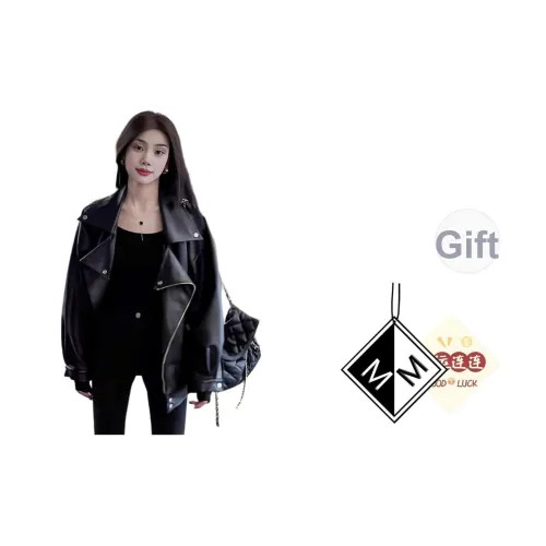 Женские кожаные куртки Mm