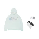 Мятный, разноцветные точки