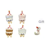 Торт на день рождения [Синий/Розовый/Белый/Коричневый], 4 упаковки (Включает 1 упаковку маленькой куклы Зеленая Змея)