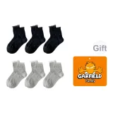 6 пар (Черный 3, Светло-серый 3)