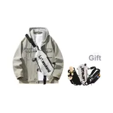 Грязно-желтый с капюшоном-K711 (Включает сумку через плечо)