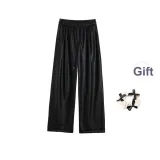 Чёрный + Резинка для волос (С подарками)