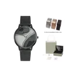 Набор браслетов из черного стали