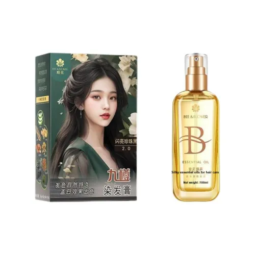 BEE &FLOWER Растение Белый Lid Наборы Шампунь и Кондиционер Восстанавливающие 120г+100мл