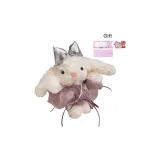 Фиолетовый волосы круг группа + щенок выдвижной поздравительная открытка