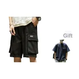 Черный+81216 Королевский синий Короткий рукав Рубашка [Приобретите с скидкой 10 юаней, свяжитесь с службой поддержки клиентов для получения информации о размерах].