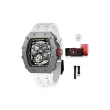 Серый Белый Механический Комплект Одежды