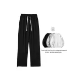 Black (В комплекте с однотонной круглой воротником свитшот)