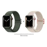 Яблоко Ткань вязаная Ремень - Оливково-зеленый * Звездные блестки