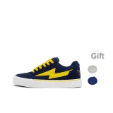 Темно-синие, желтые шнурки (в комплекте с 1 пачкой белых и синих шнурков)