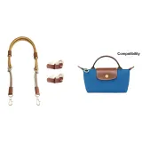 Кобальтовый синий нейлоновый ремень с плечевым ремнем и пряжкой без отверстия для пинцета