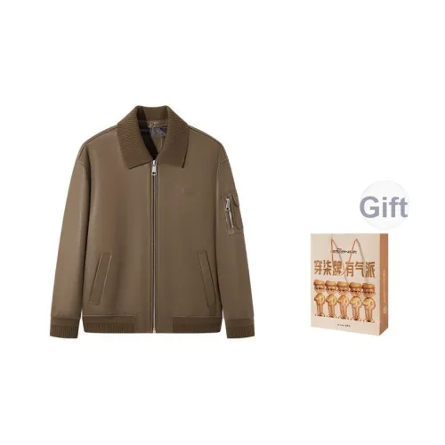 SEVEN Кожа Куртка Мужская Сумка для покупок Combo Set