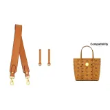 [Стиль 1] Коричневый Широкий Ремешок Золотистый Застежка + Износостойкая Застежка