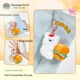 Гамбургер Белый Собака Магнитная Подвеска для Совпадения