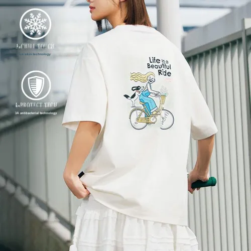 Anta Sports Life Collection Мечта Теневой синий Женские Т-рубашки
