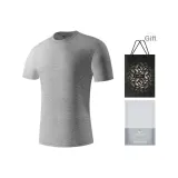 Круглый вырез, 1 упаковка (Фотиния серый), 100% хлопок, дышащий/основной слой, верхняя одежда