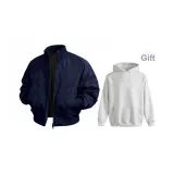 Темно-синий синий топ [в комплекте с белым серым худи]