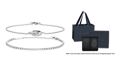DW/DanielWellington Сплав Браслеты Звездное серебро Унисекс