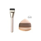 Вишневый цветок Золотой Straight Тональная основа Щетка + Импортный Двусторонний Rubycell [Щит]