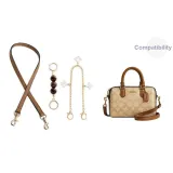 [Набор из 3 шт] Молочно-чайный Плечевой ремень + Удлинительная цепь + Декоративная цепь