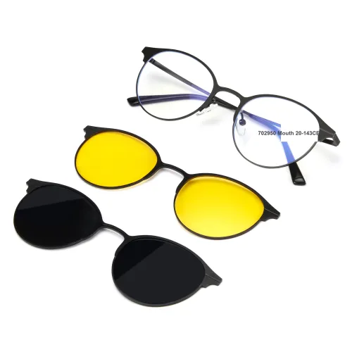 CYXUS Нержавеющая сталь Круглые Солнцезащитные очки Унисекс