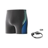 Черные плавательные шорты + черные очки для плавания