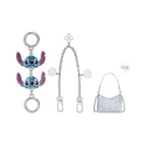 [Серебряный] Удлинитель цепи Stitch + Декоративная цепь Camellia