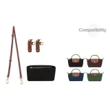 [Коричневый Золотой]· Через плечо Комплект + Черный Нейлоновая подкладка (3D-эффект с формой)