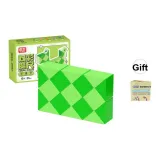 24 секции, двойная волшебная лента, зеленый [включает инструкцию книгу]