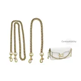 (Древний Золотой) Пуговица Собака Пряжка подмышка 60 см + Собака Пряжка Декоративная цепочка 40 см