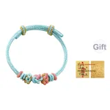 Восьмиплетенный Вино Рекомендуемая чашка бюстгальтера Плетеная веревка (Синий) (С подарками Наклейка для телефона "Поворот судьбы")