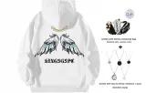 Белый (в комплекте с модным ожерельем и сумкой через плечо)