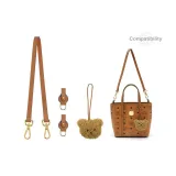 [Подмышка Одно Плечо] Коричневый Тонкий Плечевой ремень + Износостойкая Застежка (Включает Украшение)