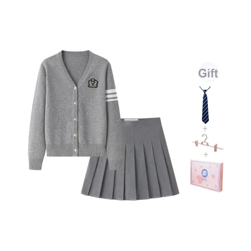 Tokyo Season Комплект с юбкой Весна-осень Season Женские Gift Box Set Серый