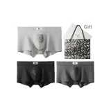 Принт 3 шт в комплекте с коробкой (Чернильно-черный + Темный вересковый серый + Светло-пшеничный серый)