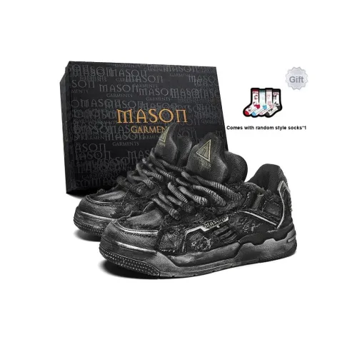 Masongarments Heavenly LADDER Скейтборд Кроссовки Унисекс Глубокий Черный Эксклюзивная Коробка