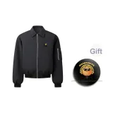 Черный с флисовой подкладкой