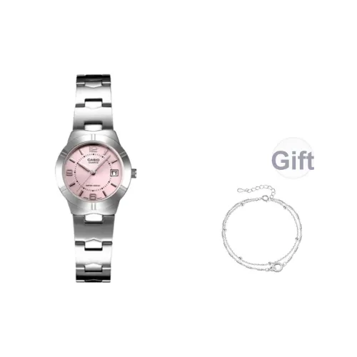 CASIO Кварцевый механизм Часы Женские Розовый циферблат