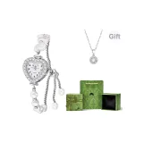 Белый, пластина (с подарками, блестящий, звезда, ожерелье), коробка