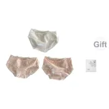 3 Pack (Чисто Белый + Розовый с Цветами + Розовый)