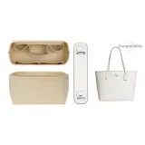 City33 Ледниковый белый Плечевые накладки + Бежевая подкладка