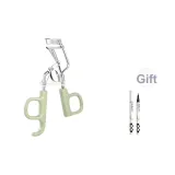 Мягкая апельсиновая кисть для туши Curler [одна нижняя заколка для подъема] с бесплатной черной кистью для подводки глаз