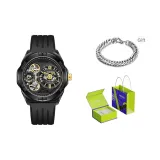 5536-Черный Золотой Ленты [Браслет + Холодный Подарочная Коробка]