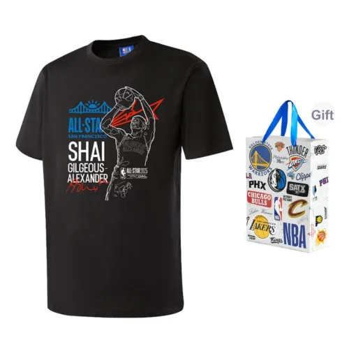 NBA Oklahoma Thunder Team T-Shirt Унисекс Черный