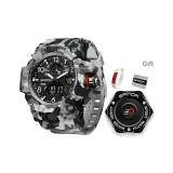 Серый камуфляж, черный