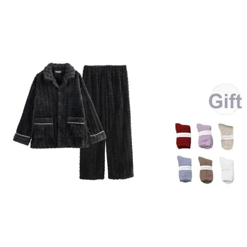 Same Language Пижамный комплект Мужской Alocasia Черный